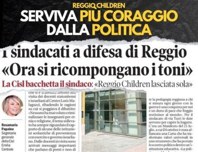 “REGGIO CHILDREN LASCIATA SOLA NELLA TEMPESTA. L’AMMINISTRAZIONE NON HA FATTO SCUDO”